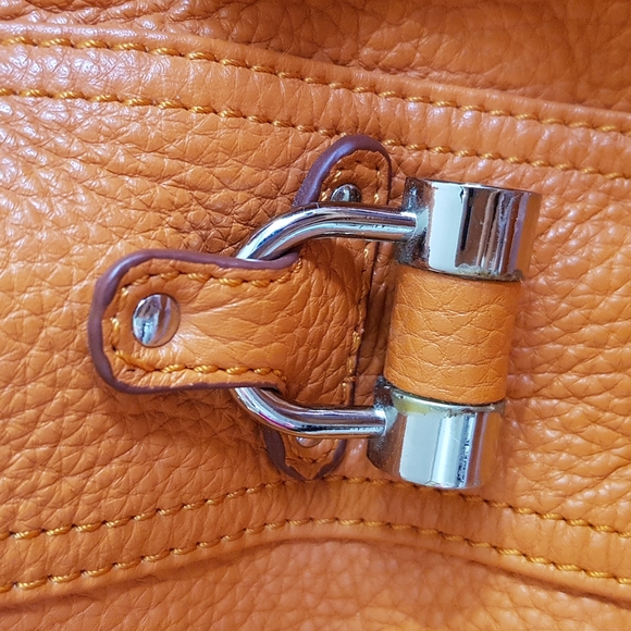 NEW! Paris French Maroquinerie Large Leather Bag - Picture 12 of 17